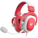 Gaming Headset Havit H2002d, 53mm driver, 20-20kHz, 64 Ohm, 110dB, 1.7m, 3.5mm, White/Red