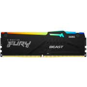 32GB DDR5-5600MHz  Kingston FURY Beast RGB (KF556C40BBA-32), CL40-40-40, 1.25V, Intel XMP 3.0, Black