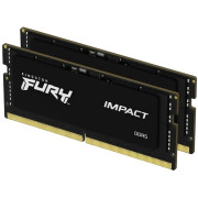32GB DDR5-6400MHz SODIMM Kingston FURY Impact (Kit of 2x16GB) (KF564S38IBK2-32), CL38, 1.35V, Black
