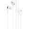 HOCO M101 Pro Crystal sound Type-C digital earphones White
