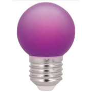 Forever Light, LED Bulb E27 G45 2W 230v purple 5pcs