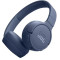 Headphones Bluetooth JBL T670NC, Blue, On-ear, Adaptive Noise Cancelling with Smart Ambient