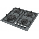Plita de gaz incorporabila Wolser WL-BRD 6402 GREY GLASS FFD