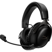 Wireless headset  HyperX Cloud III Wireless, Black, Frequency response: 10Hz–21kHz, Battery life up to 120h, Driver: Dynamic, 53mm with Neodymium magnets, Ultra-Clear Microphone with LED Mute Indicator, DTS Headphone:X Spatial Audio, USB 2.4GHz Wireless C