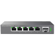 .5-port 10/100/2500Mbps Switch Grandstream GWN7700M, 1xSFP+ 1/10Gbps, steel case