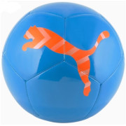Minge fotbal Puma ICON, marime 5,albastru/portocaliu