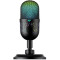 Microphones Havit GK52, Cardioid, 50Hz-16kHz, -33±2dB, Button mute key, 1.8m. RGB, USB, Black