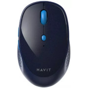 Wireless Mouse Havit MS76GT plus, 1000-1600dpi, 6 buttons, Ambidextrous, 1xAA, 2.4Ghz, Blue