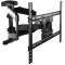 TV-Wall Mount for 32-75"- Gembird WM-75ST-01, Full motion double arm, max.45 kg, Wall distance 49 - 491mm, max. VESA 600 x 400, Black