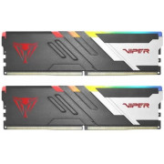 32GB (Kit of 2x16GB) DDR5-6800 VIPER (by Patriot) VENOM DDR5 (Dual Channel Kit) PC5-54400, CL34, 1.4V, Aluminum heat spreader with unique design, XMP 3.0 Overclocking Support, On-Die ECC, Thermal sensor, Matte Black with Red Viper logo