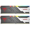 32GB (Kit of 2x16GB) RGB DDR5-6800 VIPER (by Patriot) VENOM DDR5 (Dual Channel Kit) PC5-54400, CL34, 1.4V, Aluminum heat spreader with unique design, XMP 3.0/EXPO Overclocking Support, On-Die ECC, Thermal sensor, Matte Black with Red Viper logo, Venom Exc
