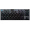 Gaming Wireless Keyboard Logitech G915 TKL, Mechanical, Ultra thin, GL Tactile, Aluminum, Media сontrols, Volume roller, RGB, 2.4GHz+BT, EN, Carbon