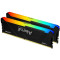 32GB DDR4-3200MHz Kingston FURY Beast RGB (Kit of 2x16GB) (KF432C16BB12AK2/32), CL16-18-18, 1.35V