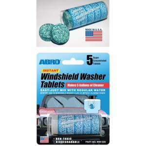 ABRO (WW 500) Универсальные растворимые таблетки  для бачка стеклоомыват. (5 шт)