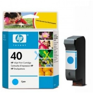 HP №40A Cyan, 42ml, 1600 pages, for HP CopyJet /M, DJ1200C/PS, 1600C/CM