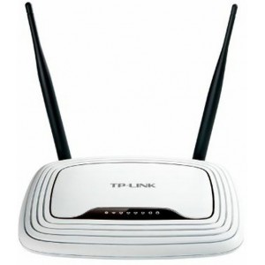 Wireless Router TP-LINK "TL-WR841N", Atheros,300Mbps,4-port Switch,802.11n/g/b,2.4GHz,Fixed Antenas