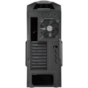 CoolerMaster SGC-5000-KKN1 "CM Storm TROOPER" ATX Case, w/o PSU, Meshed FP, Tool-less, 2.5” HDD/SSD X-dock, Fan Controller, 2x120mm Red LED -front fan, 1x200mm side fan, 1x 140mm rear fan, 2x USB3.0, 2x USB2.0/Audio, eSATA, Hidden Tool Box, Black