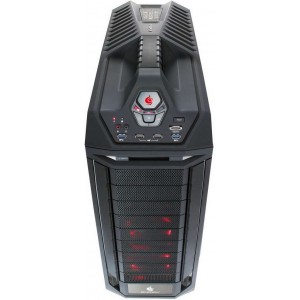 CoolerMaster SGC-5000-KKN1 "CM Storm TROOPER" ATX Case, w/o PSU, Meshed FP, Tool-less, 2.5” HDD/SSD X-dock, Fan Controller, 2x120mm Red LED -front fan, 1x200mm side fan, 1x 140mm rear fan, 2x USB3.0, 2x USB2.0/Audio, eSATA, Hidden Tool Box, Black