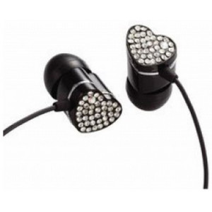 ELECOM E11003 HEART Black, Crystal clear