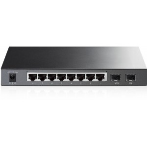 ".8-port Gigabit  Smart PoE Switch, TP-LINK ""TL-SG2210P"", with 2 SFP Slots , steel case
Features 8 PoE ports, with total PoE power budget of 53W and useful PoE power management features
Gigabit Ethernet connections on all ports provide full speed of d
