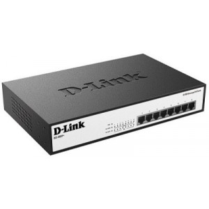 .8-port 10/100Mbps POE, D-Link DES-1008P+/A1A