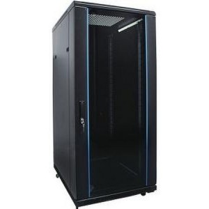 19" 27U Standard Rack Metal Cabinet Glass Door, NP6827G, 600*800*1400