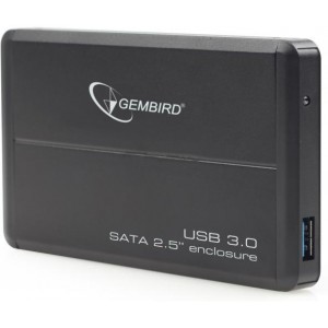 Gembird EE2-U3S-2, External enclosure for 2.5'' SATA HDD with USB3.0(5Gb/s) interface, Black