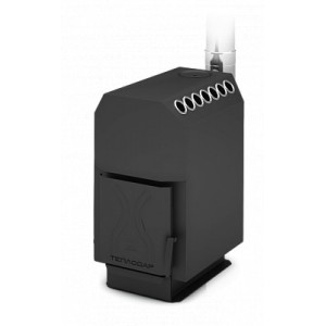 ТОП-140 ДС Печь отопительная трубная ТЕПЛОДАРдо 140 м3 / O дымохода 115Печь со стальной самоохлаждающейся дверцей 4607151292221