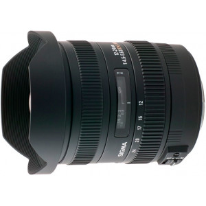 Zoom Lens Sigma AF  12-24mm f/4.0 DG HSM Art F/NikВ комплекте чехол, бленда интегрирована в объектив.Возможно использование фильтра (крепится за задней линзой).