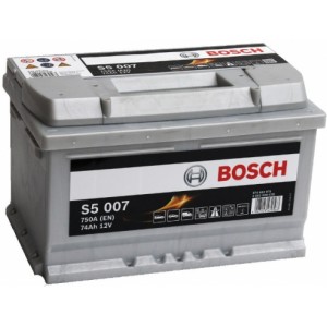 Аккумулятор BOSCH 74AH 750A(EN) клемы 0 (278x175x175) S5 007