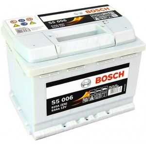 Аккумулятор BOSCH 63AH 610A(EN) клемы 1 (242x175x190) S5 006
