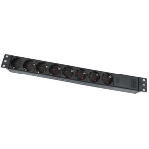 19" 1.5U power socket,  PDU05, 8 ports, 16A, 1.8M, APC Electronic