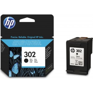 HP302/F6U66AE Black Original HP Deskjet 1110/2130/2132/2133/2134/3630/3632/3633/3634/OfficeJet 3830/3832/3834/4650/4651/4652/4654/ENVY 4520/4521/4522/4523/4524/4527 (190p)