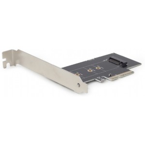PCI-E Card - Gembird PEX-M2-01, PCI-Express add-on card, M.2 SSD adapter, M.2 flash memory module (2280, 2260, 2242), Low-profile brackets