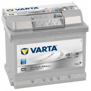 VARTA 52AH 520A(EN) клемы 0 (207x175x175) S5 001
