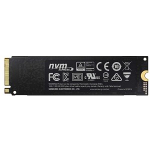M.2 NVMe SSD 250GB  Samsung 970 EVO Plus, PCIe3.0 x4 / NVMe1.3, M2 Type 2280, Read: 3500 MB/s, Write: 2300 MB/s, Read /Write: 250,000/550,000 IOPS, Controller Samsung Phoenix, 3D TLC (V-NAND)