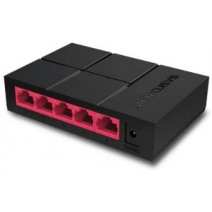 MERCUSYS MS105G  5-port 10/100/1000M mini Desktop Switch, 5 10/100/1000M RJ45 ports, Plastic case