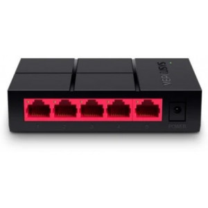 MERCUSYS MS105G  5-port 10/100/1000M mini Desktop Switch, 5 10/100/1000M RJ45 ports, Plastic case
