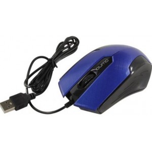 Мышь Qumo M14, Optical,1000 dpi, 3 buttons, Ambidextrous, Blue, USB