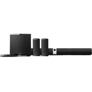 Edifier S90HD 4.1 Channel Soundbar Home Theatre System with Dolby & DTS, Bluetooth V4.1 aptXTM, 5.8G wireless subwoofer and rear surround speakers,  Audio in: two analog (RCA), optical, coaxial, aux, remote control, wooden