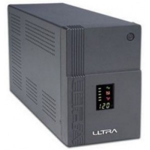 UPS Online Ultra Power 1000VA, 900W, RS-232, USB, SNMP Slot, metal case, LCD display