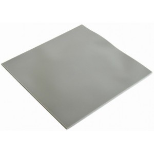 Heatsink Silicone Thermal pad Gembird TG-P-01, 100 x 100 x 1 mm, Operation Temperature: -40 ~ 250° C, Grey