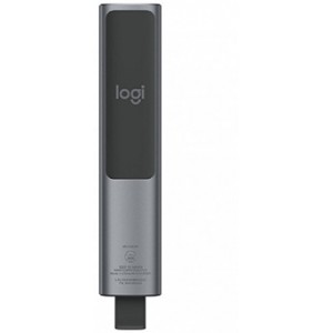 "Presenter Logitech Spotlight, 3 buttons, Range: 30m, Bluetooth/2.4 Ghz, 85 mAh, Grey
, P/N 910-004861- https://www.logitech.com/ru-ru/product/spotlight-presentation-remote/page/spotlight-features"
