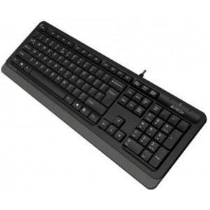 Keyboard A4Tech FK10, Multimedia Hot Keys, Laser Inscribed Keys , Splash Proof, Black/Grey, USB