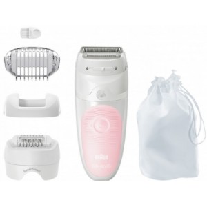 Эпилятор Braun SES5620, white pink