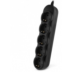 Power strip SVEN EX-I5 black 1.8 m, for UPS, 5 Sockets, Black