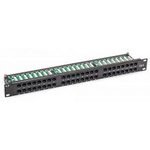 48 ports UTP Cat.5e patch panel, 1U, 19" Dual IDC APC610138
