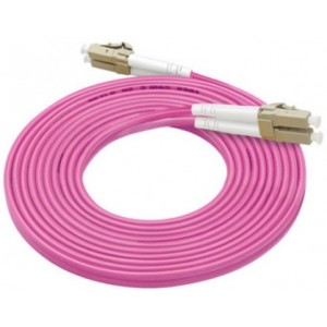 Fiber optic patch cords, Multimode OM4, LC-LC Duplex,10M