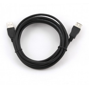 Gembird CCF-USB2-AMAF-10 Premium quality USB2.0 extension A-plug A-socket, cable 3 m,with ferrite core