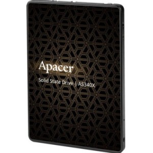 2.5" SATA SSD  480GB   Apacer AS340X [R/W:550/520MB/s, 87/80K IOPS, 3D NAND], Retail 